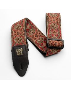 Ernie Ball Classic Jacquard Strap, Crimson Paisle