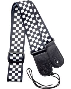 Viking VGS-40 Fabric Guitar Strap. Chequered