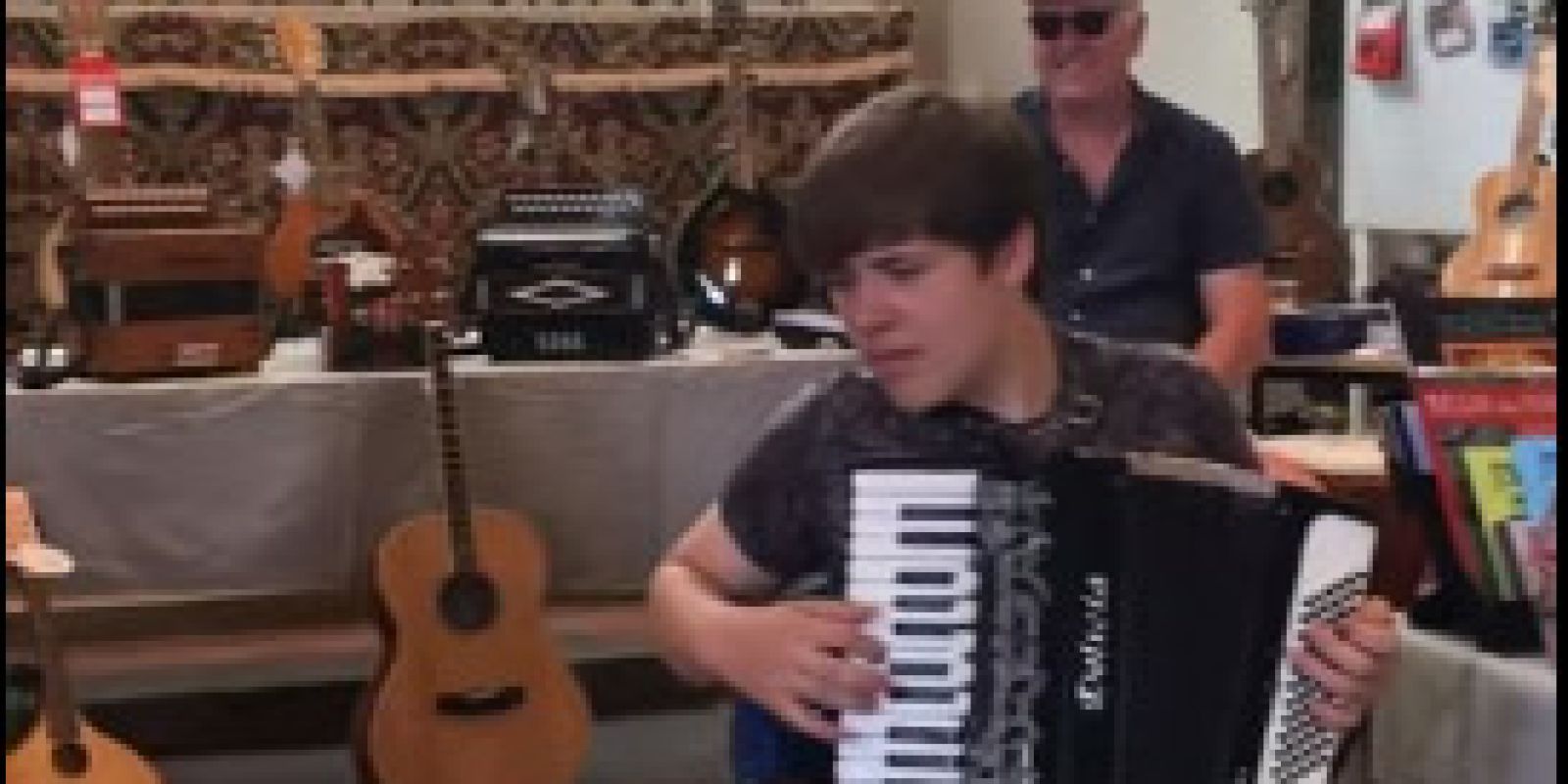 Music at the Hobgoblin Stall, Sandwich Folk Festival